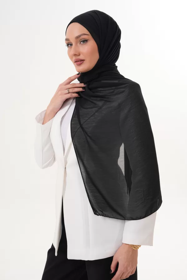 IMP08824 Signature Chiffon Hijab – Black