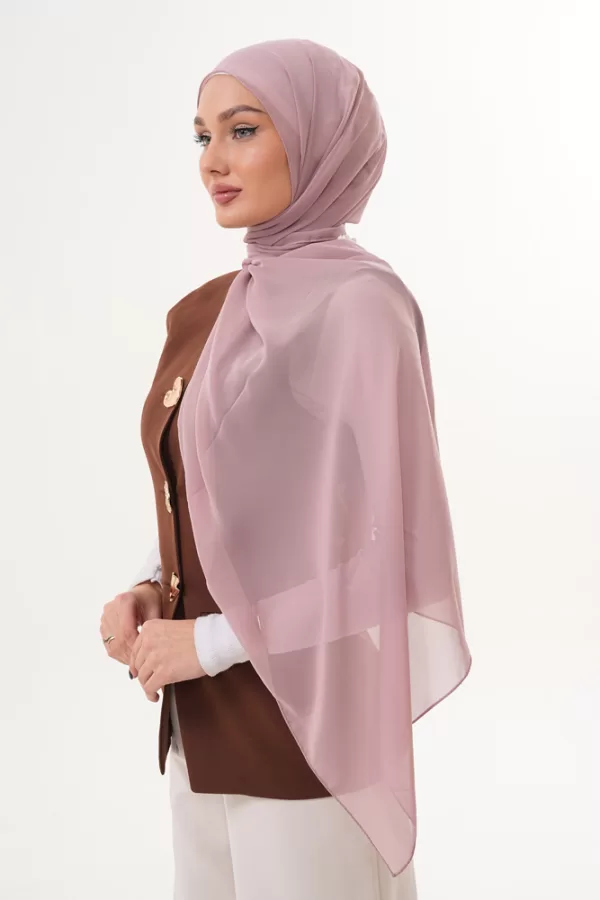 Signature Chiffon Hijab – Rose Taupe