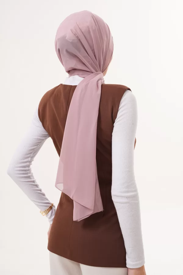 Signature Chiffon Hijab – Rose Taupe