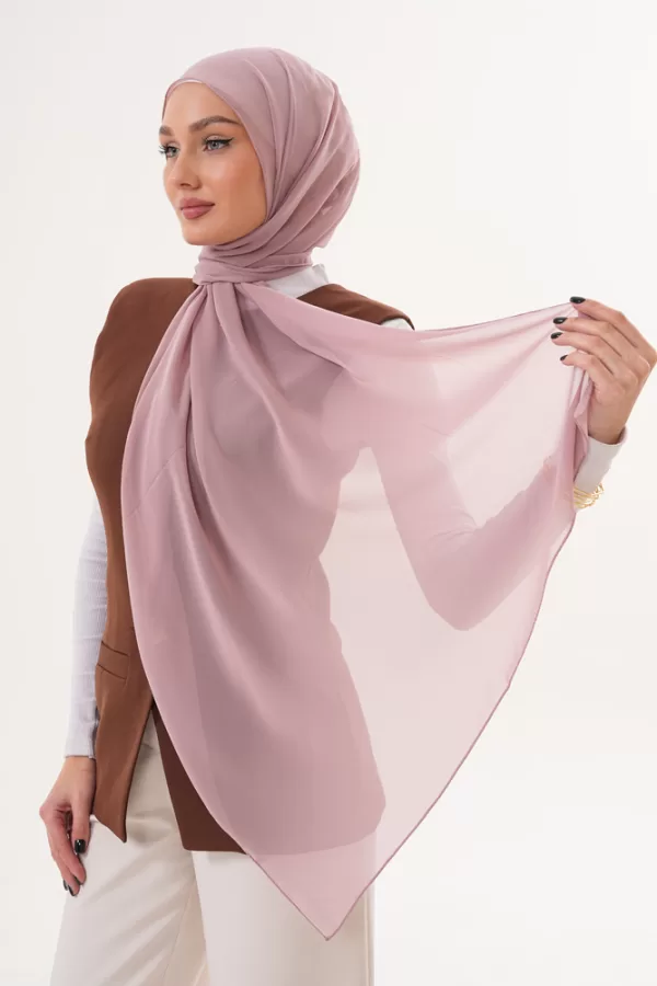 Signature Chiffon Hijab – Rose Taupe