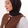 Signature Chiffon Hijab – Wood Bark