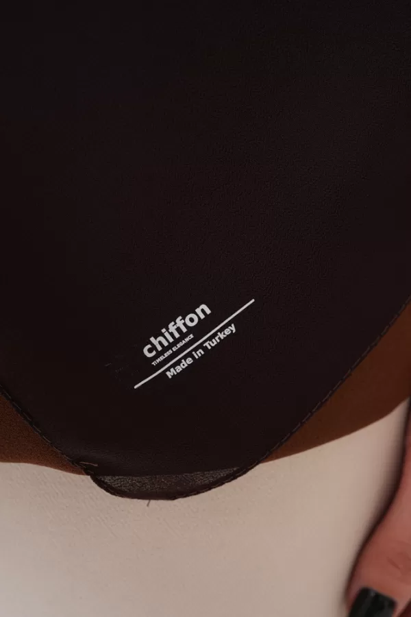 Signature Chiffon Hijab – Wood Bark