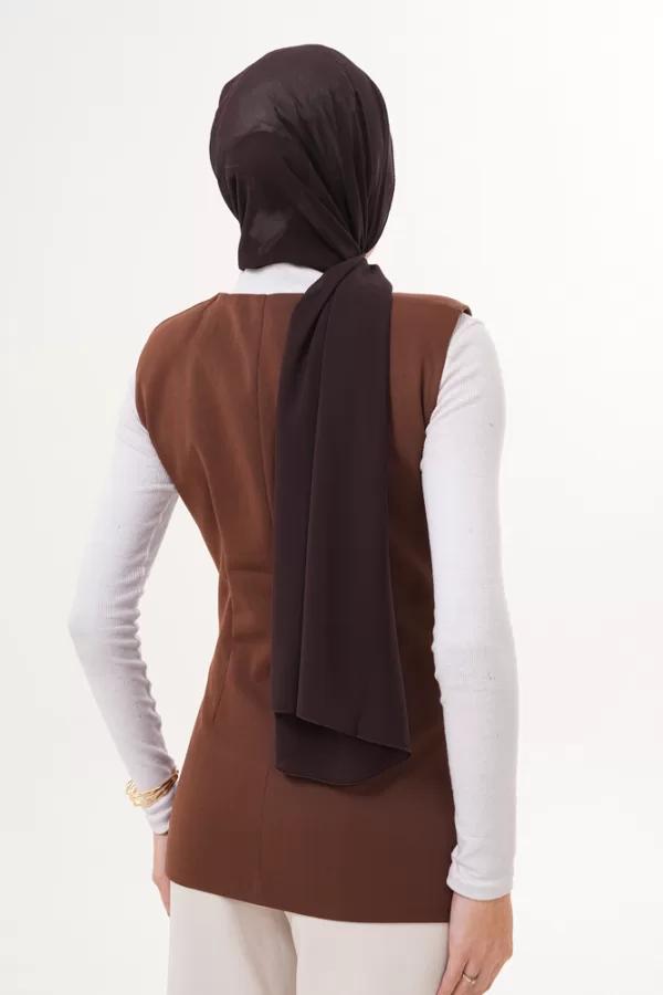Signature Chiffon Hijab – Wood Bark