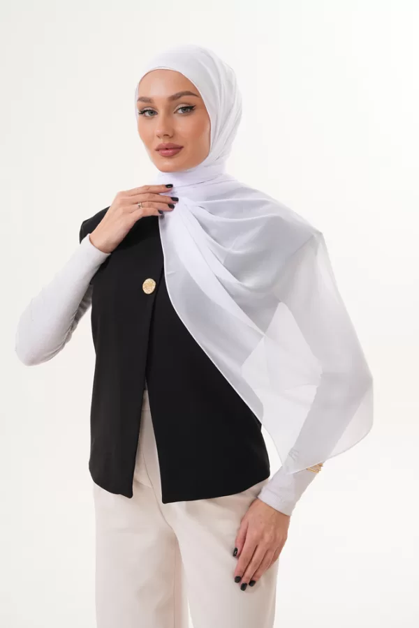 IMP08907.webp Signature Chiffon Hijab β White