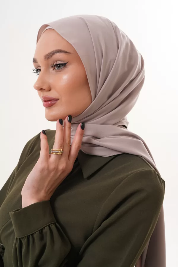 Georgette Hijab - Dusty Mauve