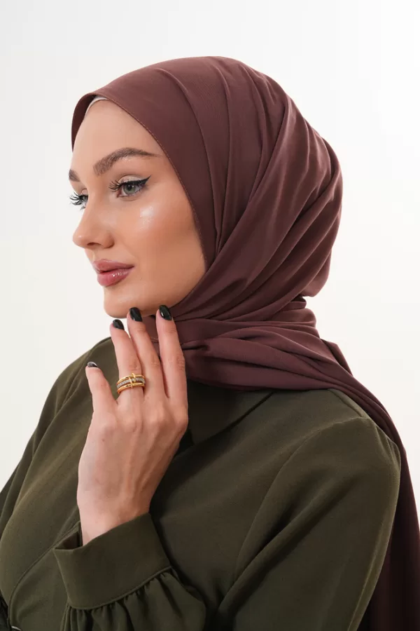 Georgette Hijab - Brown