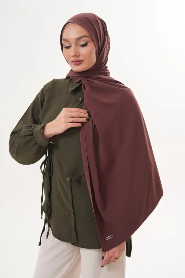 Georgette Hijab - Brown