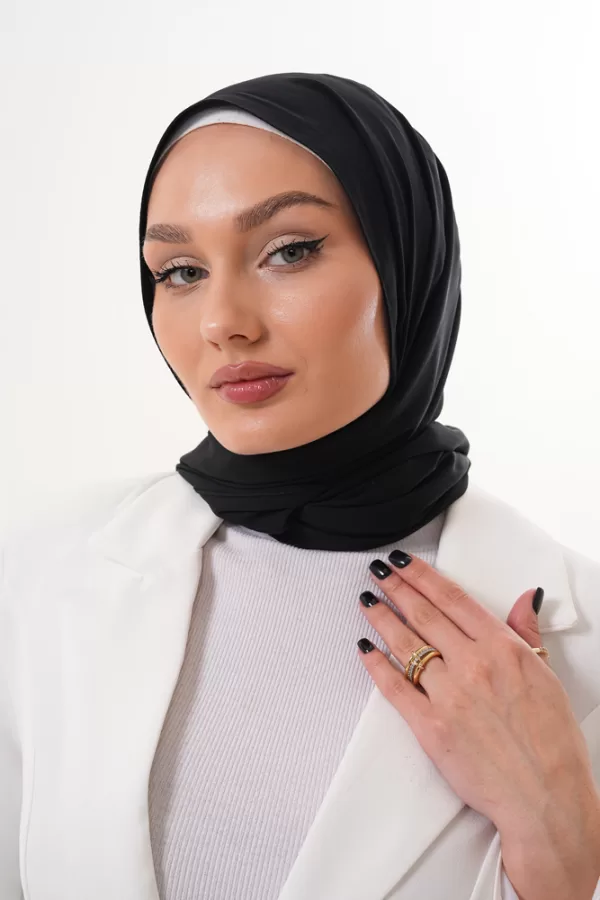 Georgette Hijab - Black