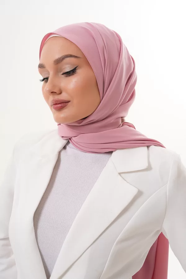 Georgette Hijab - Rose