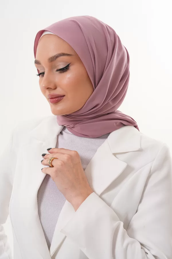Georgette Hijab - Dusty Rose