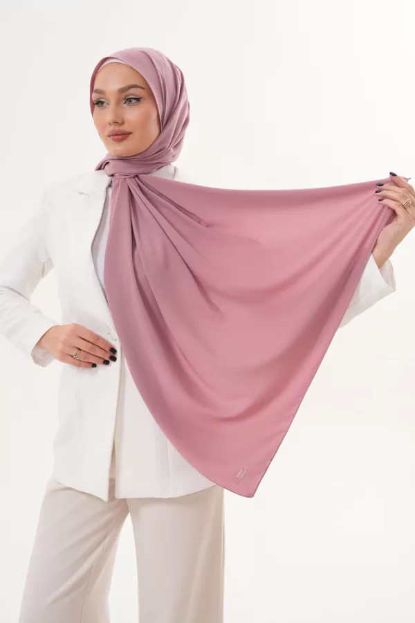 Georgette Hijab - Dusty Rose