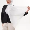 Georgette Hijab - White