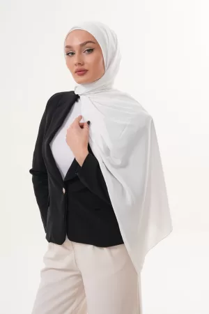 Georgette Hijab - White
